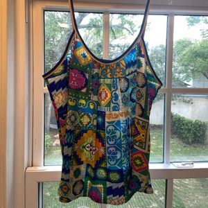 Trina Turk Silk Tank Top